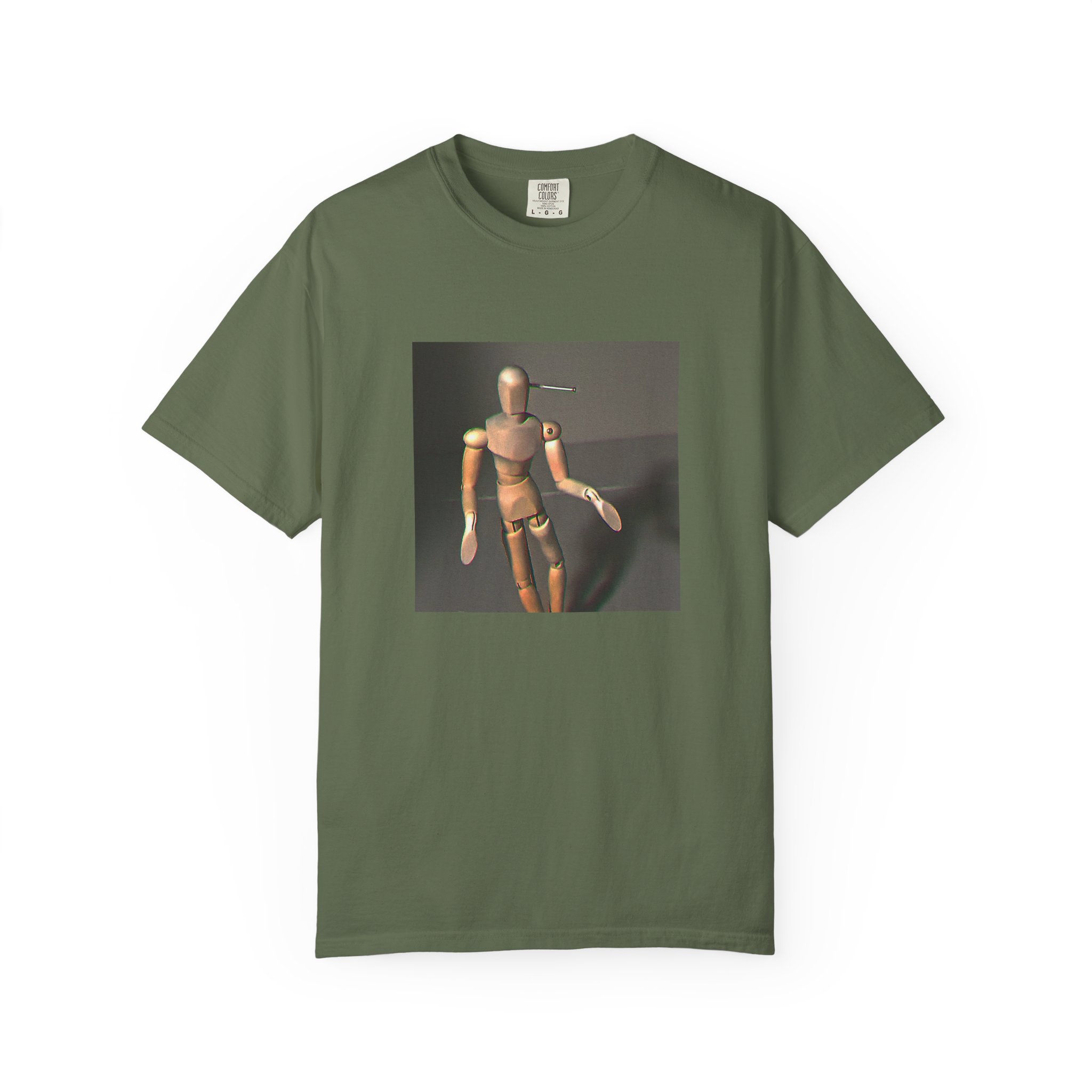 Bowdak PINNED garment-dyed T-shirt